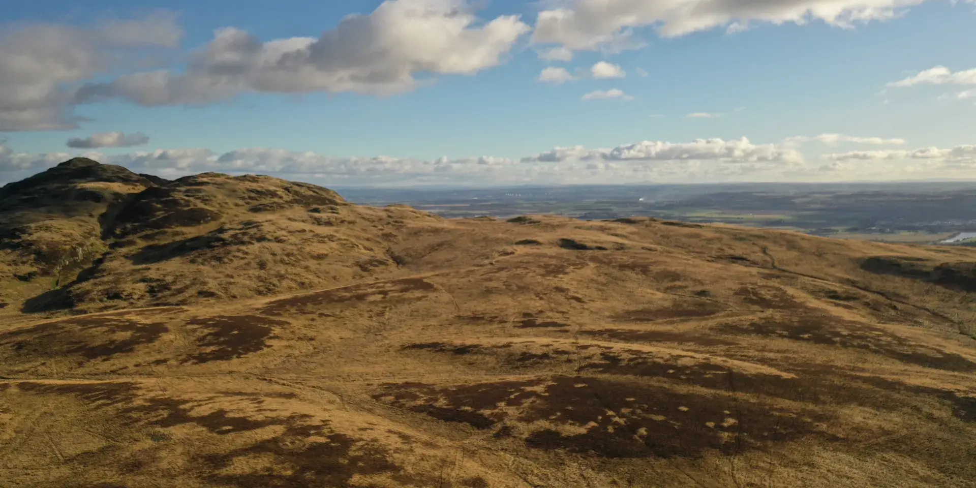 landscape at Drumbrae site in Scotland