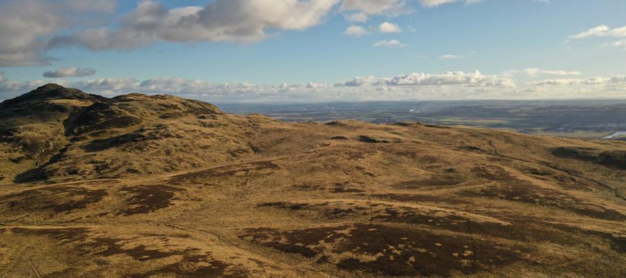 landscape at Drumbrae site in Scotland