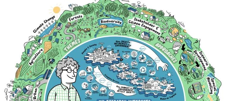 Illustration of landscape research interests