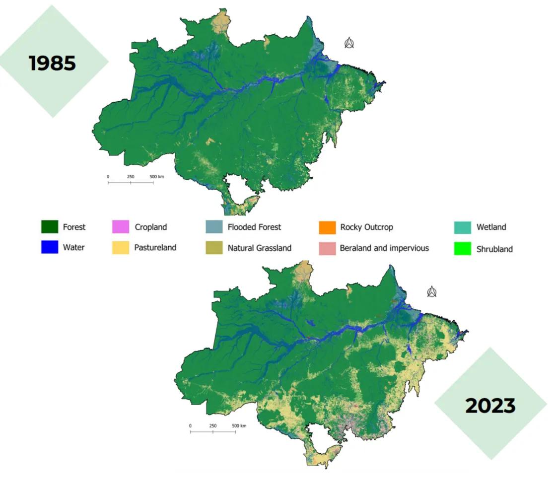 land use map amazon